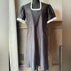 Ella Skinner vintage Black and White short Sleeve Dress 20